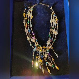 RARE: Statement Swarovski Bib Necklace